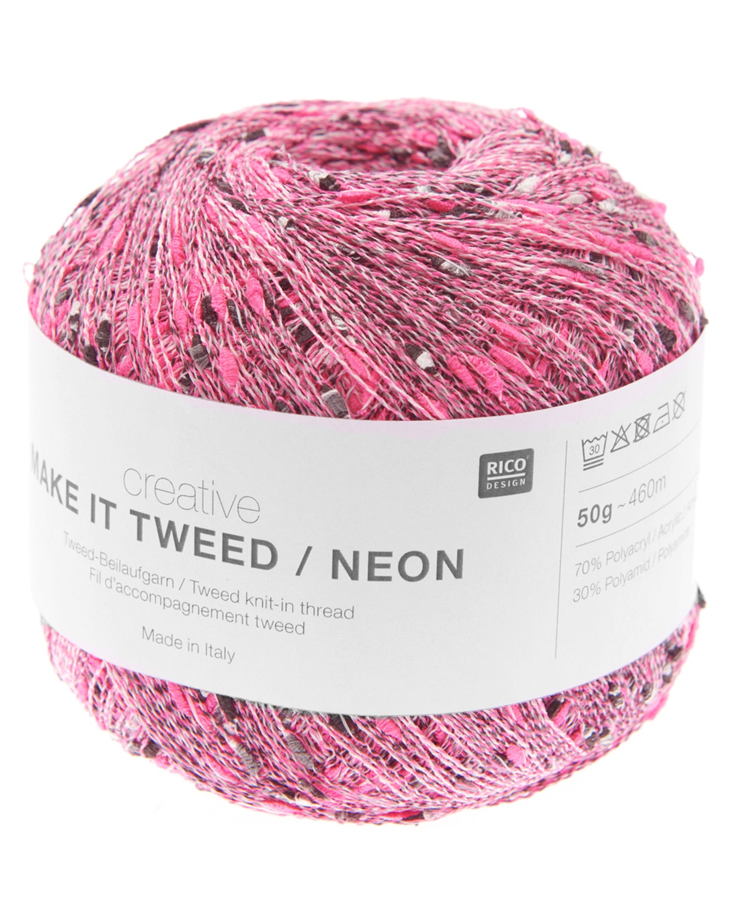 Make it Tweed - Neon bleikur
