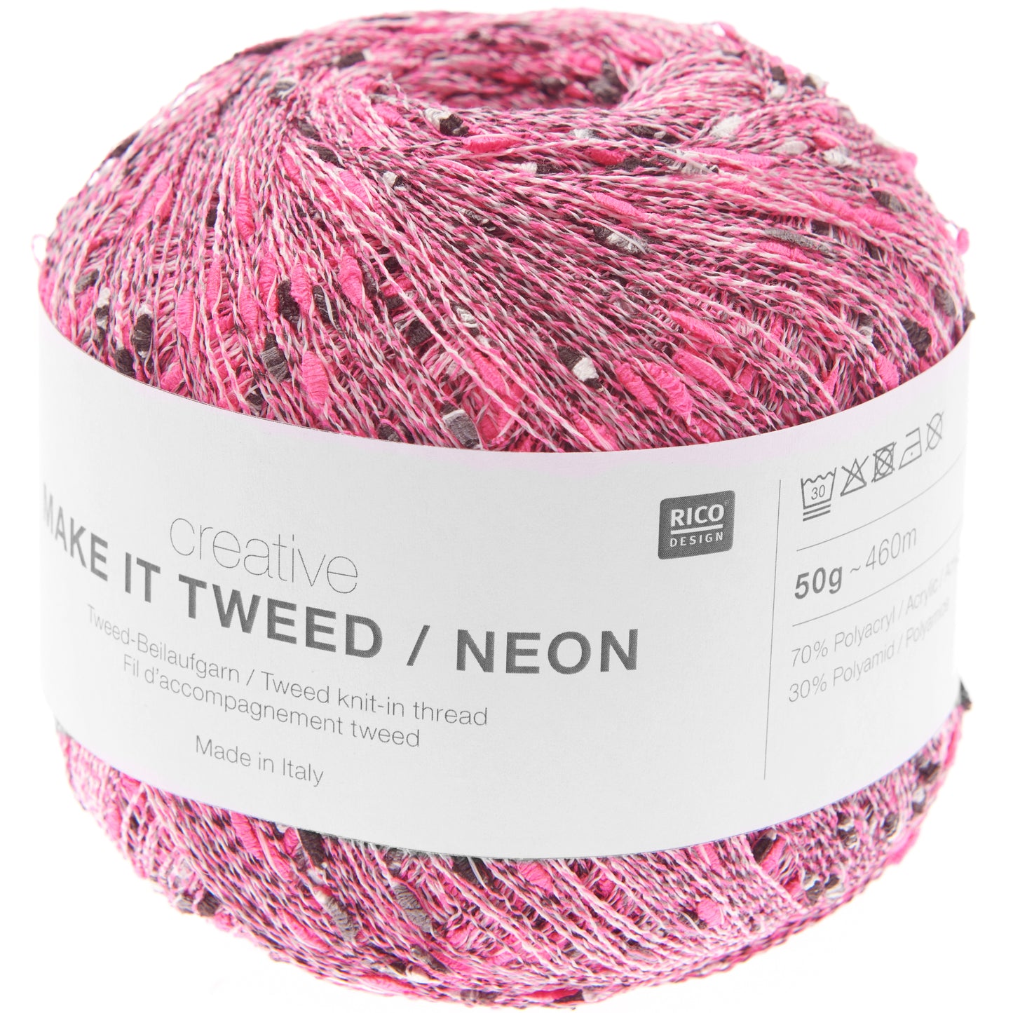 Make it Tweed - Neon bleikur