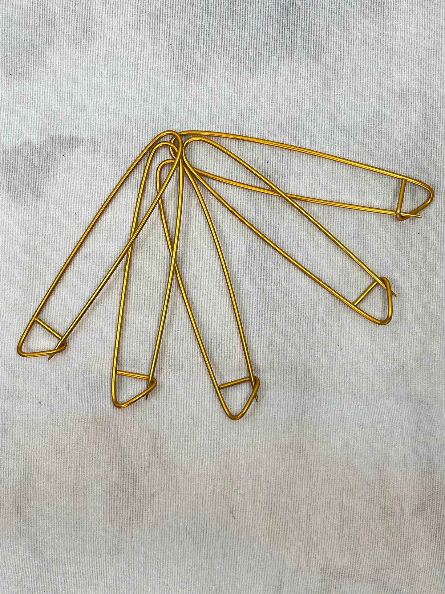 Gylltar prjónanælur 11,5 cm