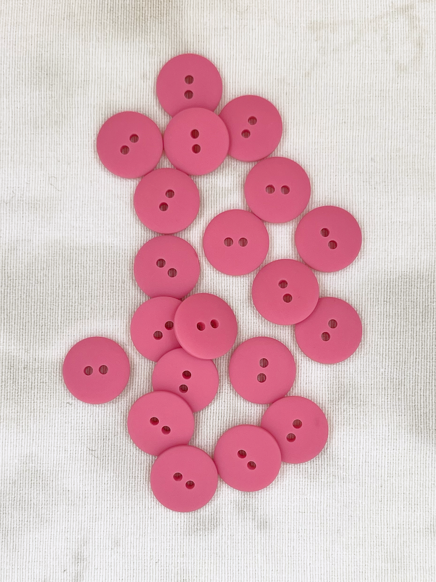 18 mm - Plasttölur - 2 göt