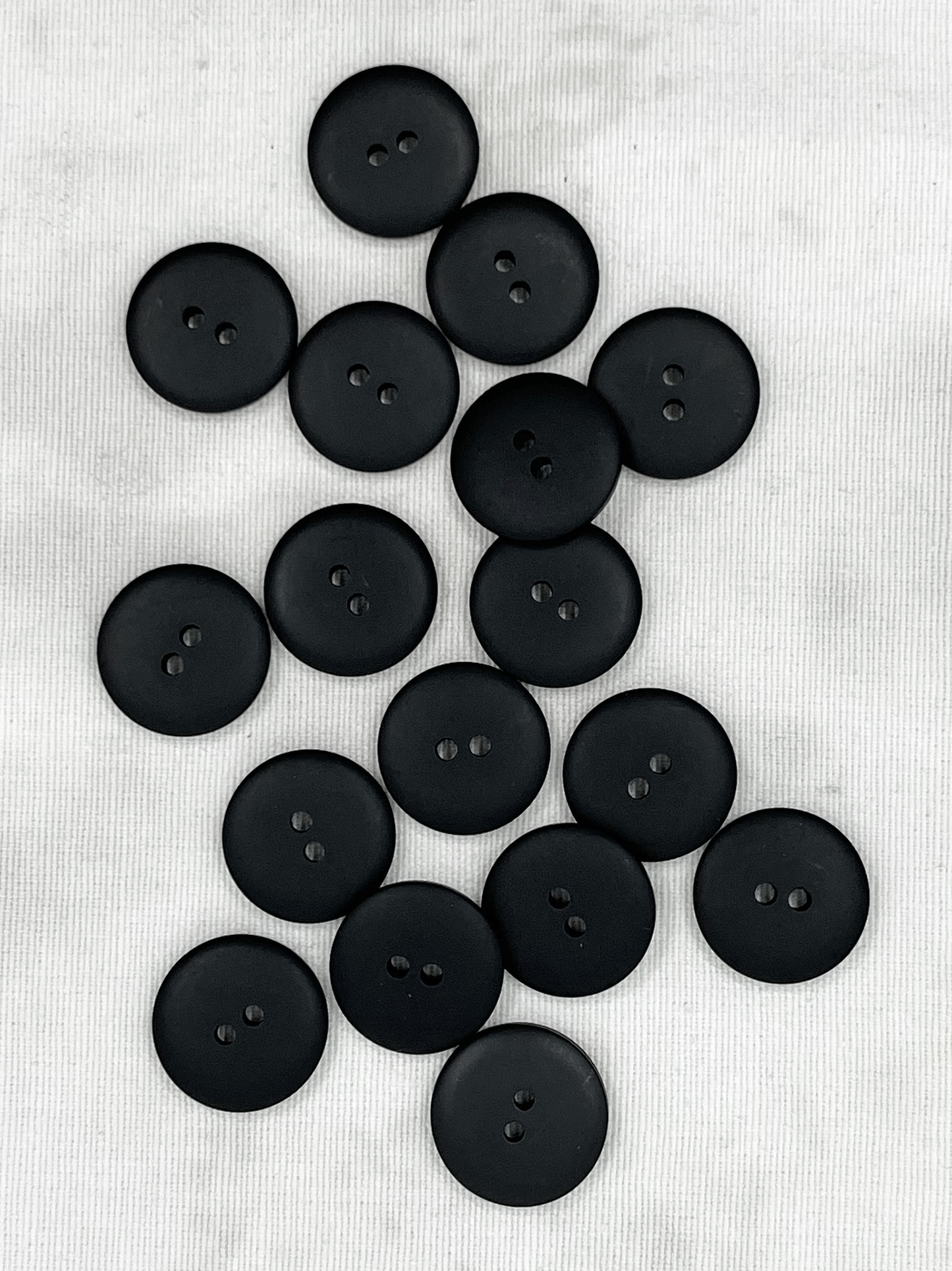 20 mm - Plasttölur - 2 göt