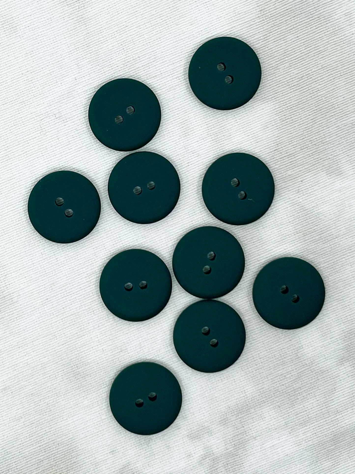 22 mm - Plasttölur - 2 göt