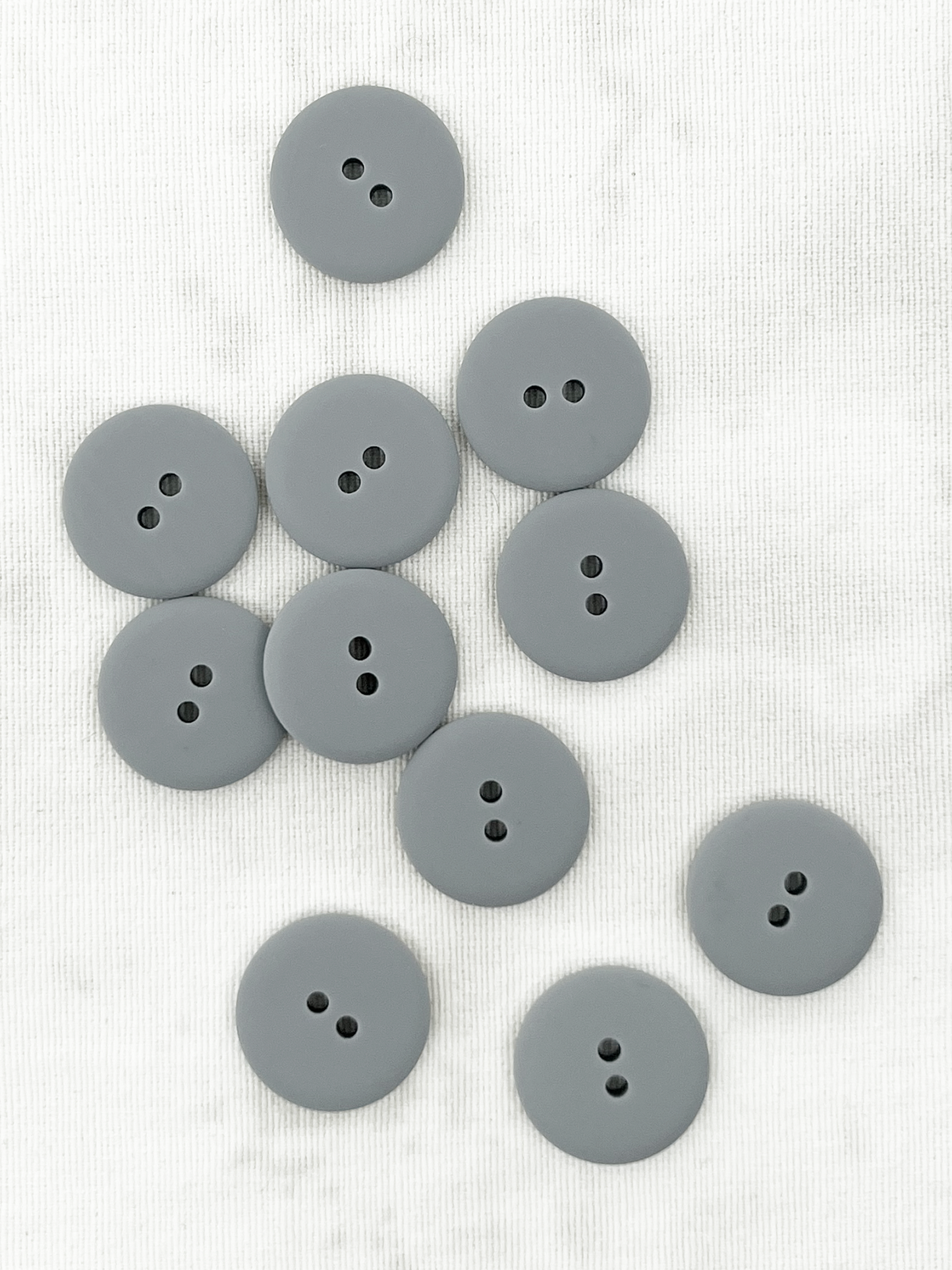 22 mm - Plasttölur - 2 göt