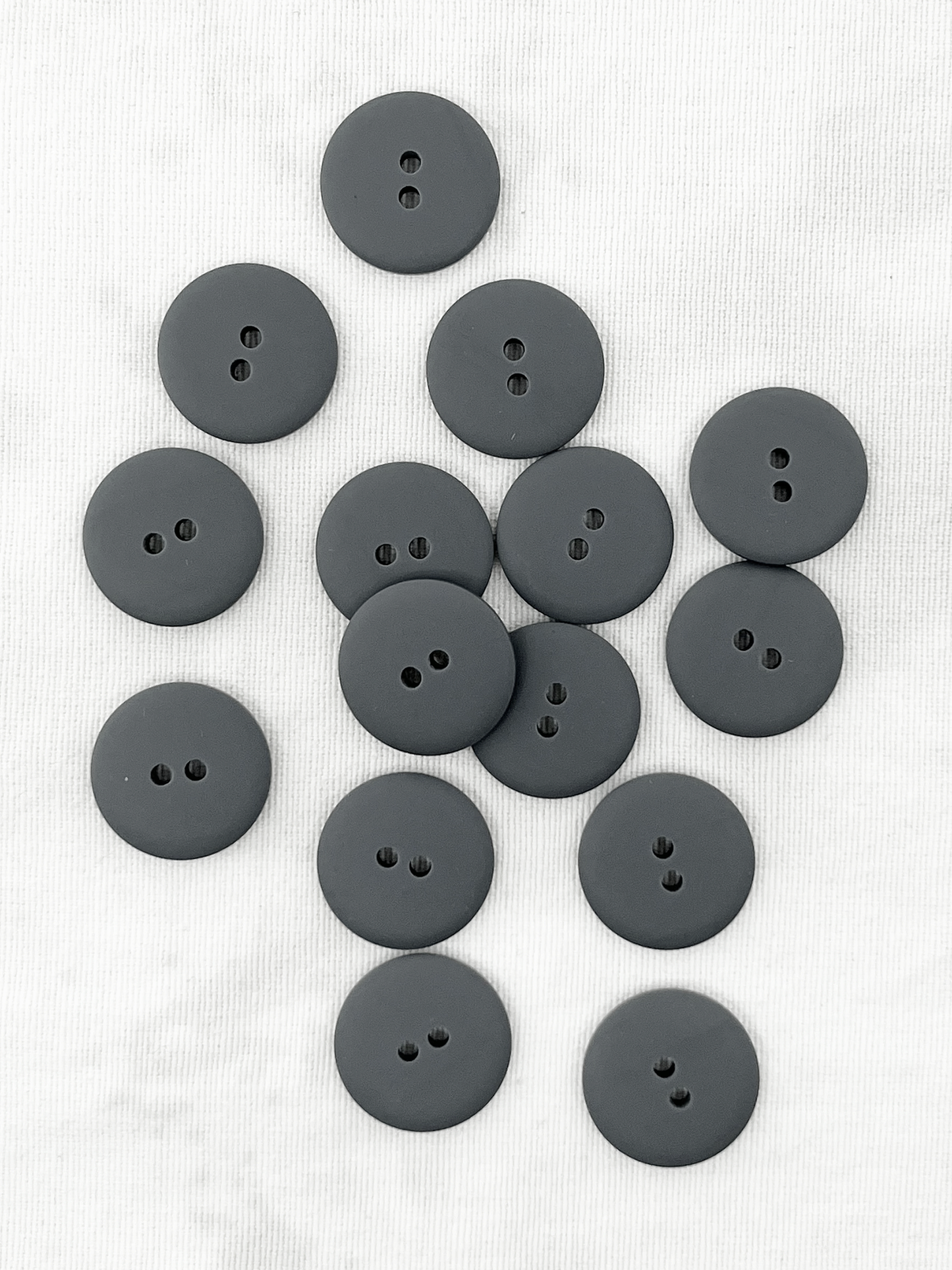 22 mm - Plasttölur - 2 göt