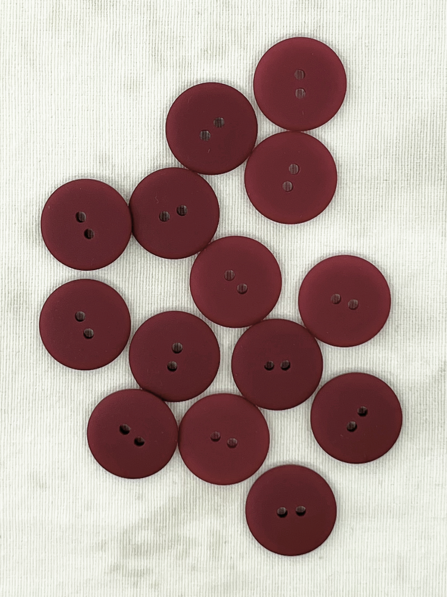 22 mm - Plasttölur - 2 göt
