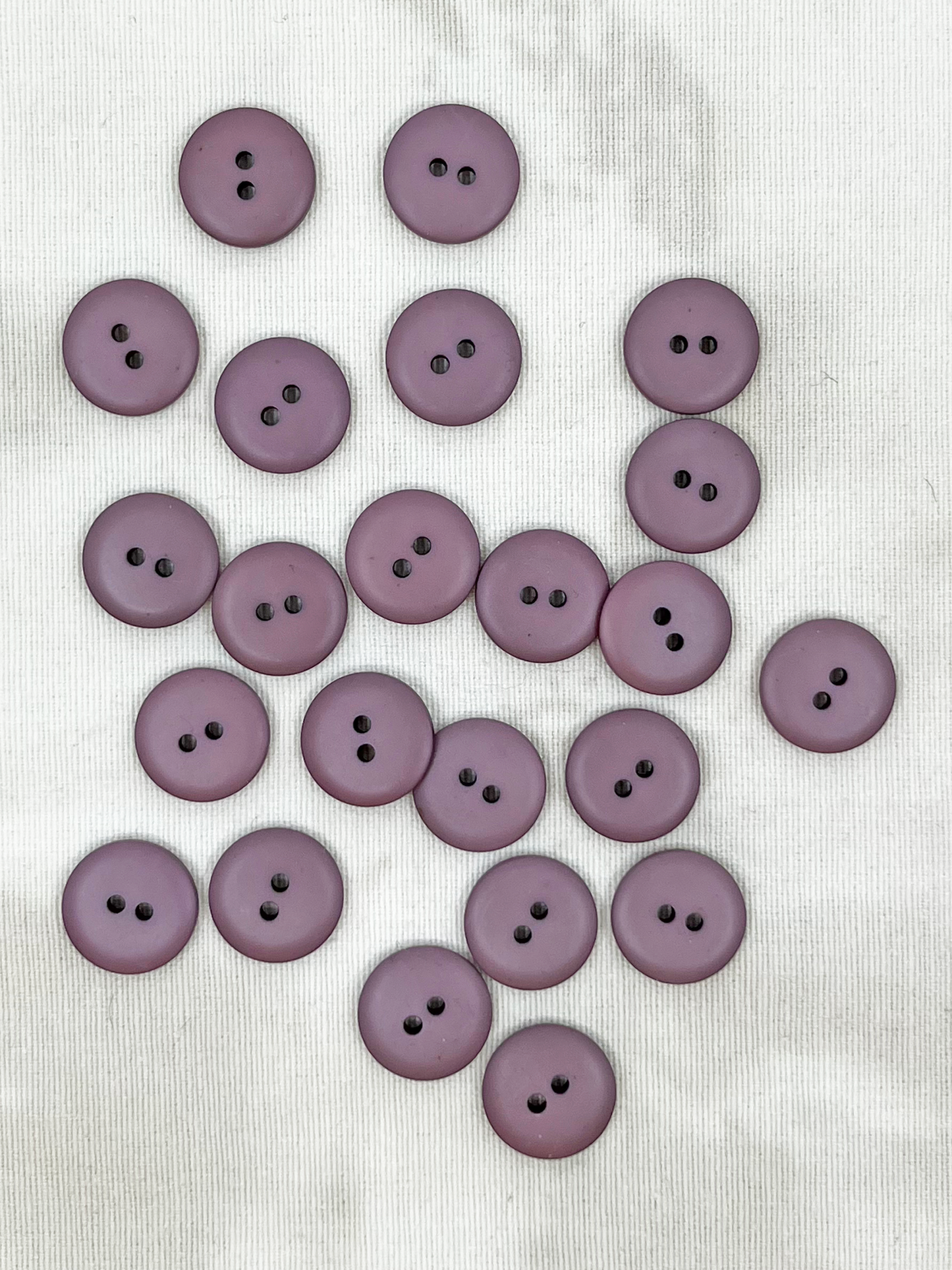 18 mm - Plasttölur - 2 göt