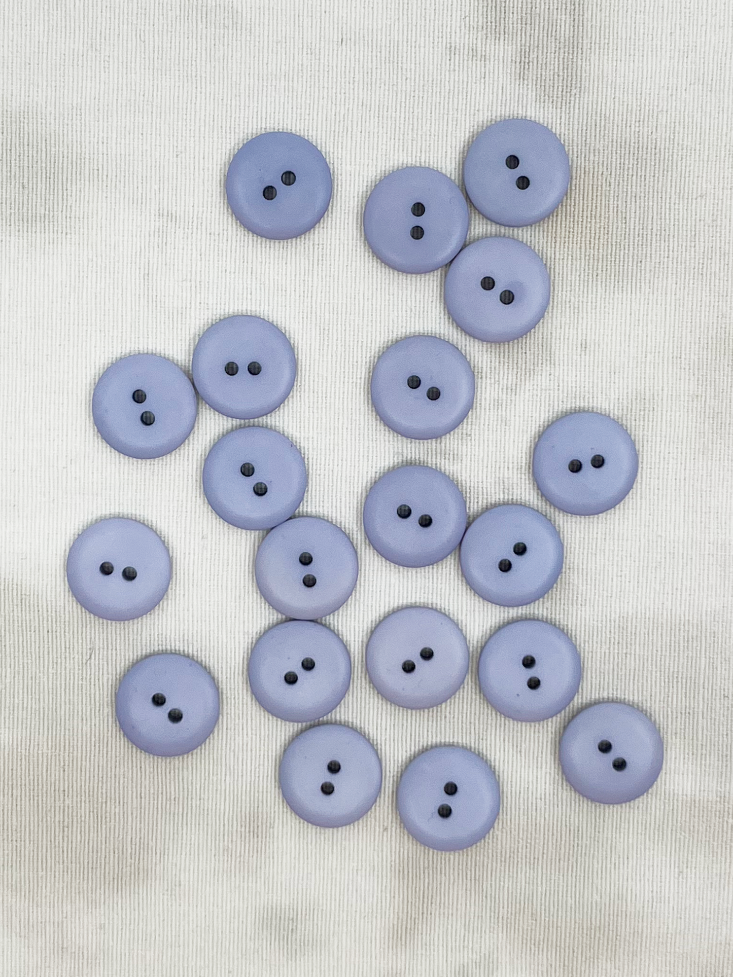 18 mm - Plasttölur - 2 göt