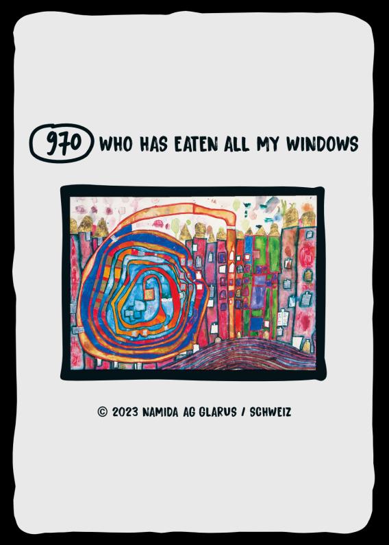 Who has eaten all my windows